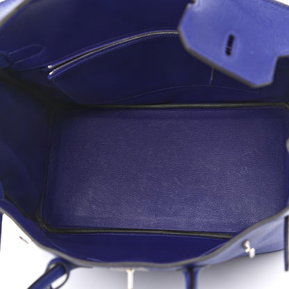 Hermes Togo BIRKIN 35 Bleu France 5 of 12