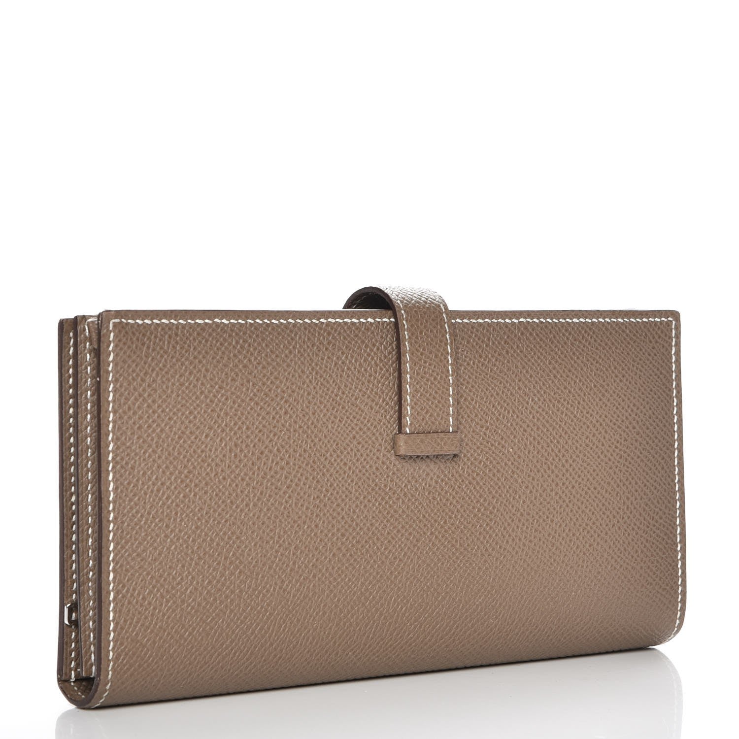 Hermes Epsom Bearn Gusset Wallet Etoupe 4 of 8