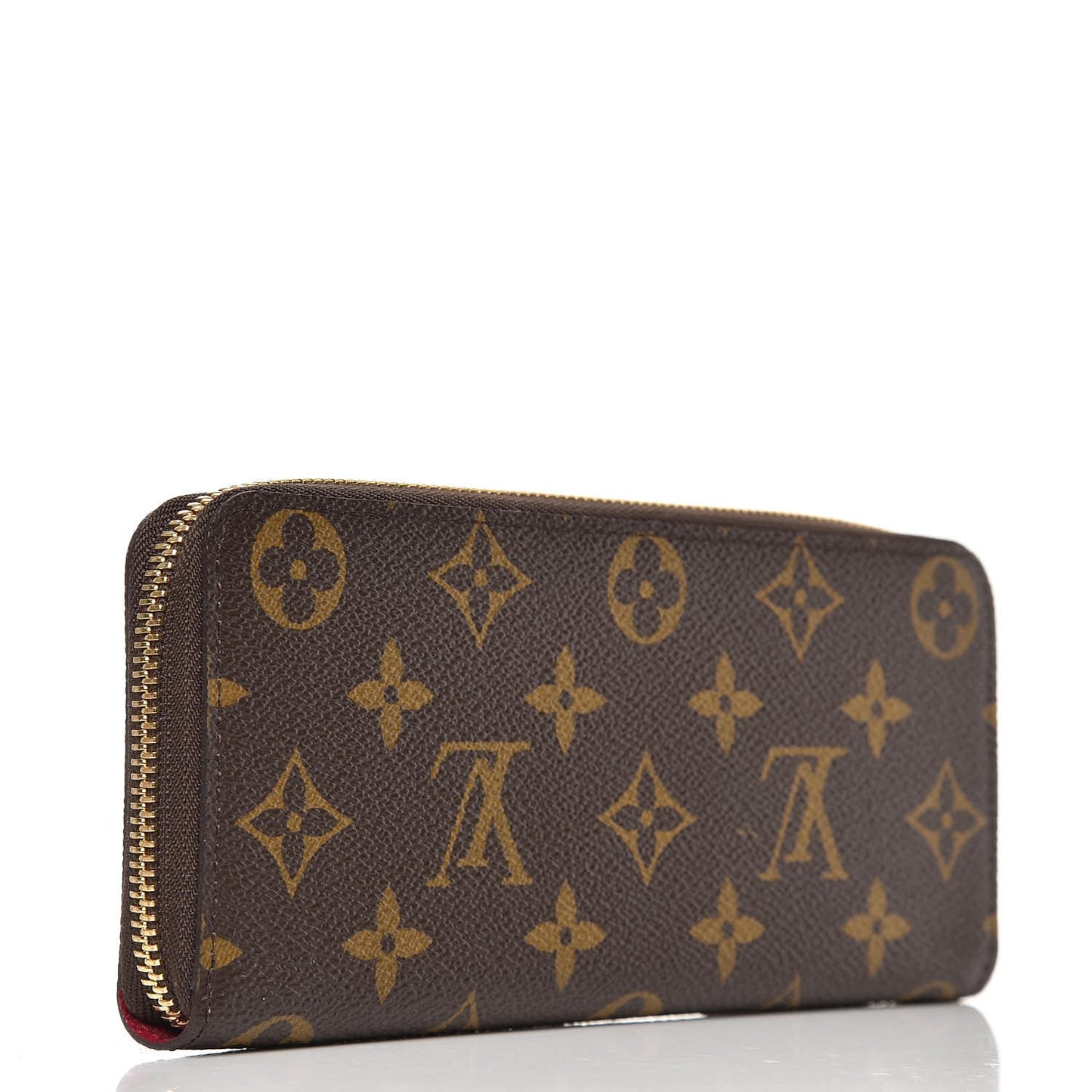 Monogram Clemence Wallet Fuchsia