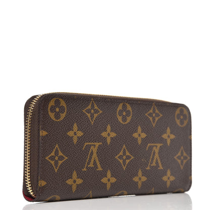 Louis Vuitton Monogram Clemence Wallet Fuchsia 3 of 8