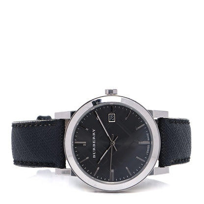 Burberry Stainless Steel Calfskin 38mm Quartz Watch Black BU9030 2 of 5