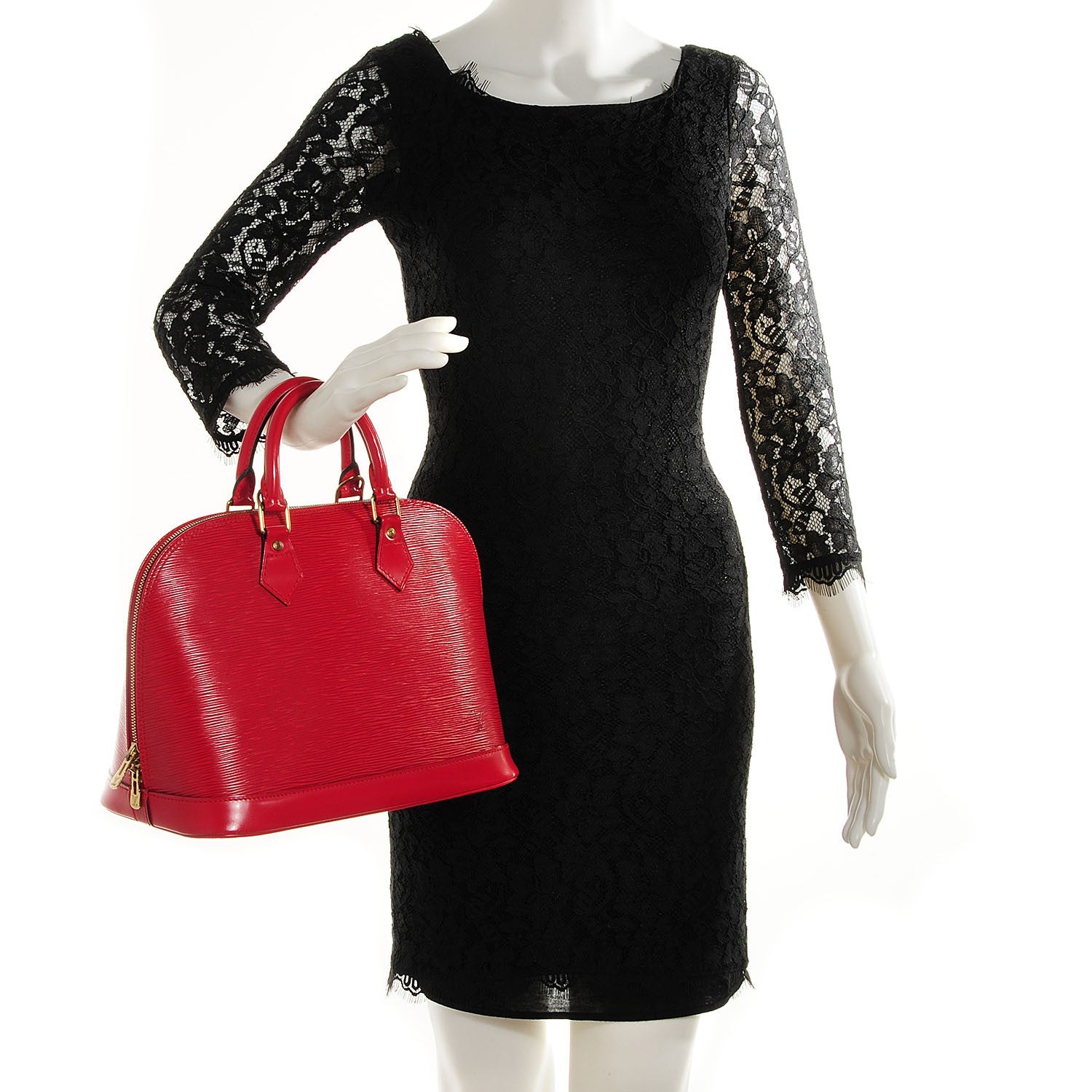 Louis Vuitton Epi Alma PM Castillan Red 2 of 7