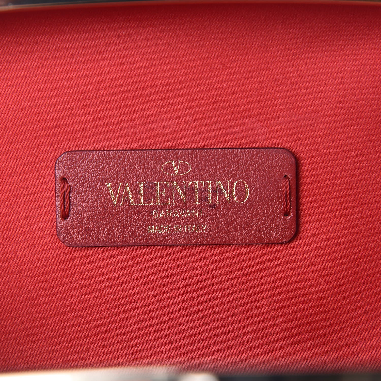 Valentino Garavani Nappa Rockstud Spike Minaudiere Clutch Rosso Valentino 6 of 10