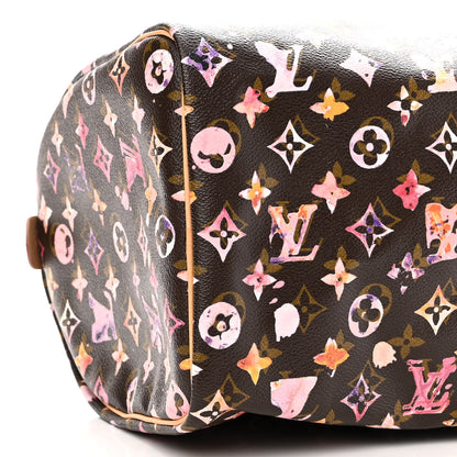 Louis Vuitton Watercolor Aquarelle Speedy 35 Brown 9 of 11
