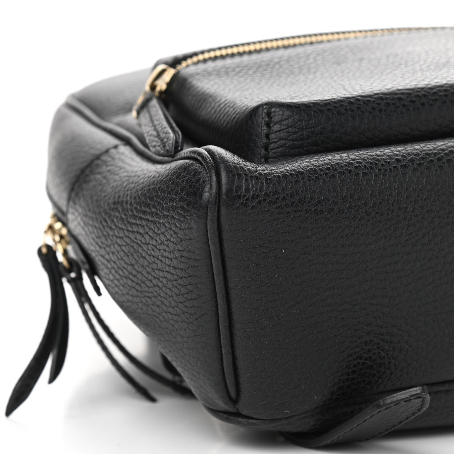 Gucci Pebbled Calfskin Soho Chain Backpack Black 9 of 14