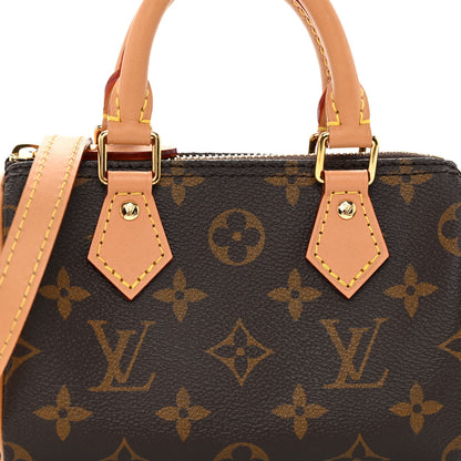 Louis Vuitton Monogram Nano Speedy Bandouliere 7 of 9