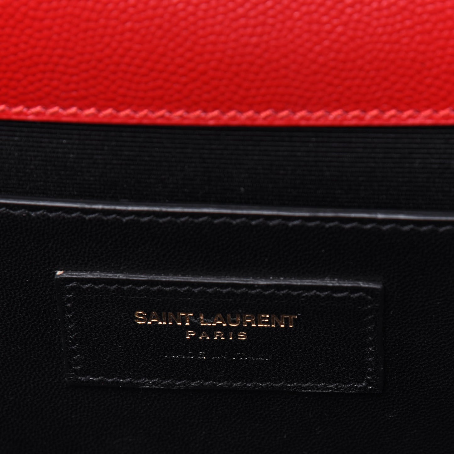 Grain De Poudre Classic Monogram Cassandre Clutch New Red