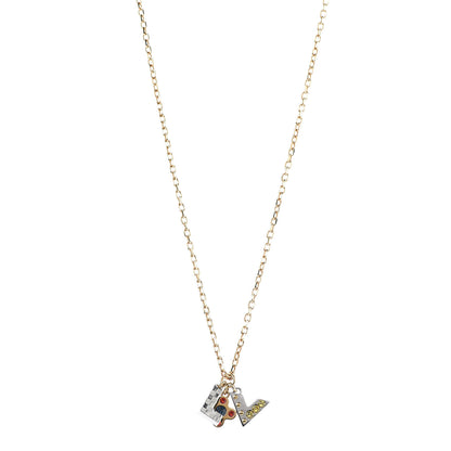 Louis Vuitton Love Letters Pendant Necklace Mutlicolor 1 of 5