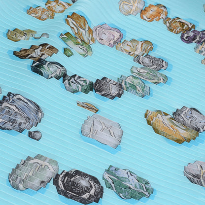 Hermes Silk Plisse Rene Char Scarf 90 1 of 7