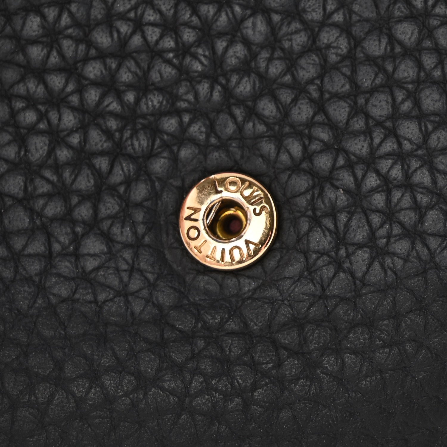 Louis Vuitton Taurillon Capucines Compact Wallet Black 12 of 13