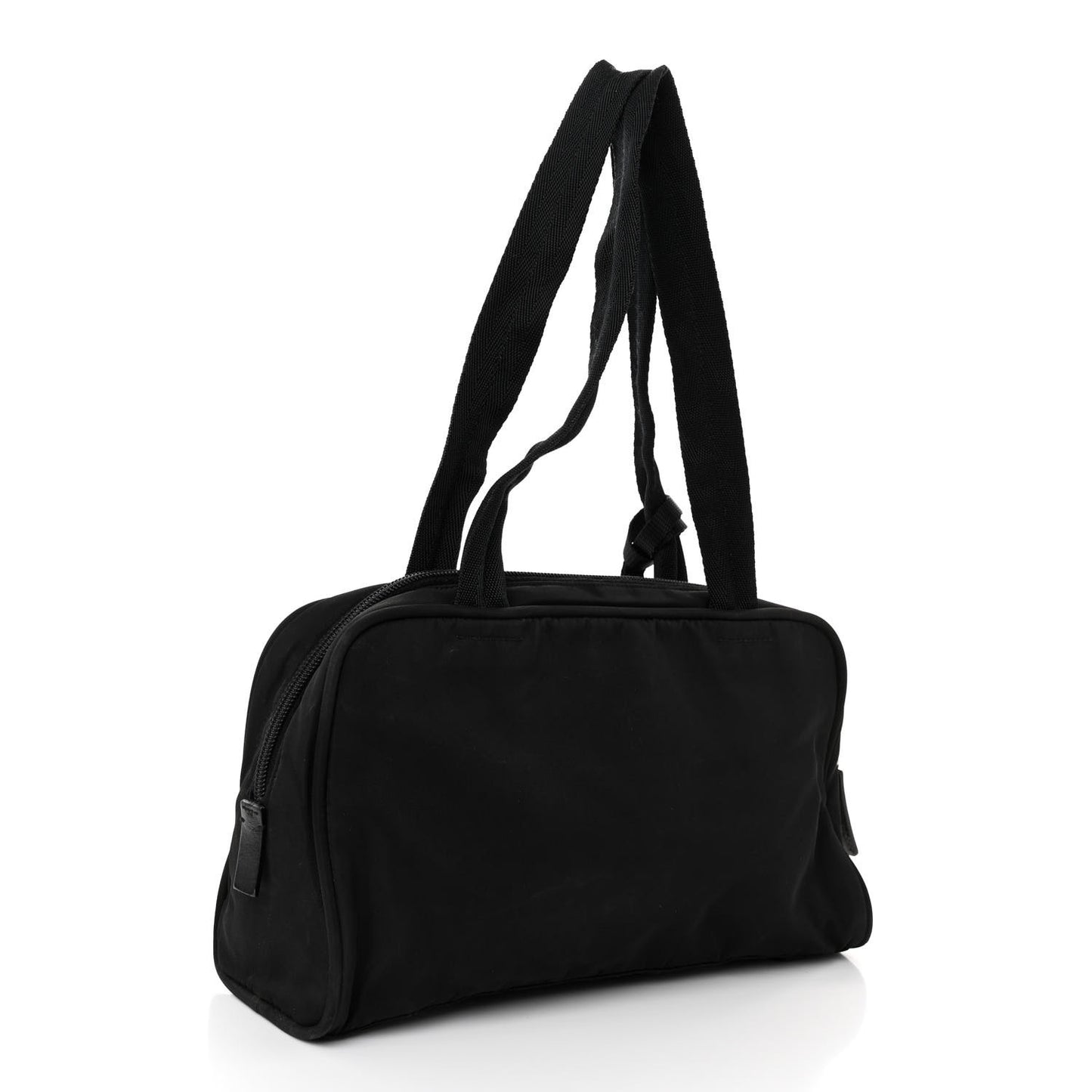 Tessuto Nylon Sport Semitracolla Shoulder Bag Black