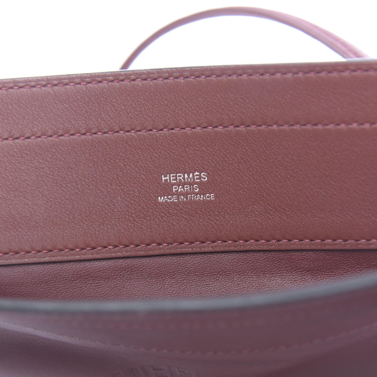 Hermes Milo Lambskin Swift Mini Aline Rouge H 6 of 11