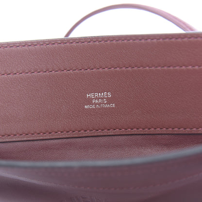 Hermes Milo Lambskin Swift Mini Aline Rouge H 6 of 11