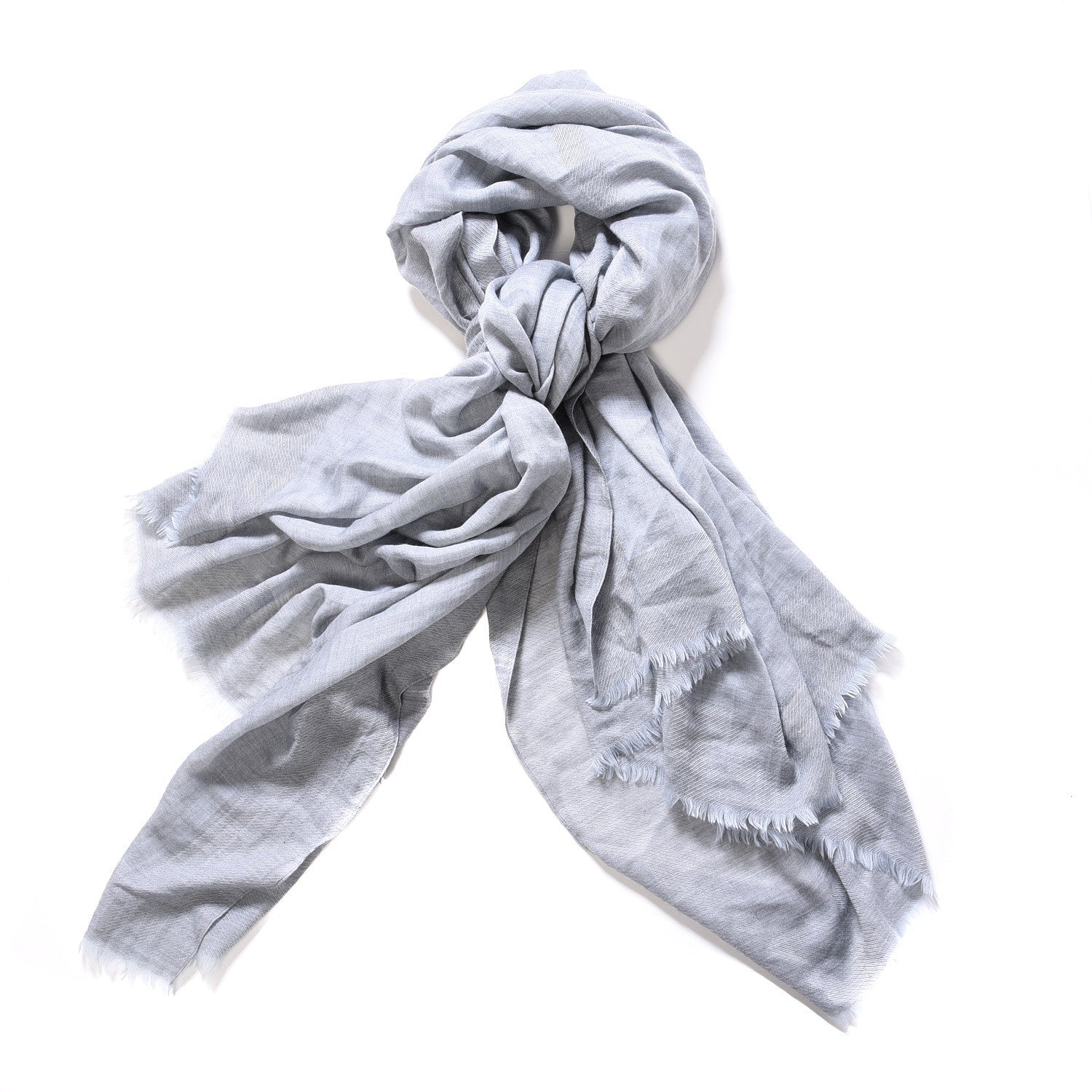Louis Vuitton Cashmere Scarf Gray 1 of 4