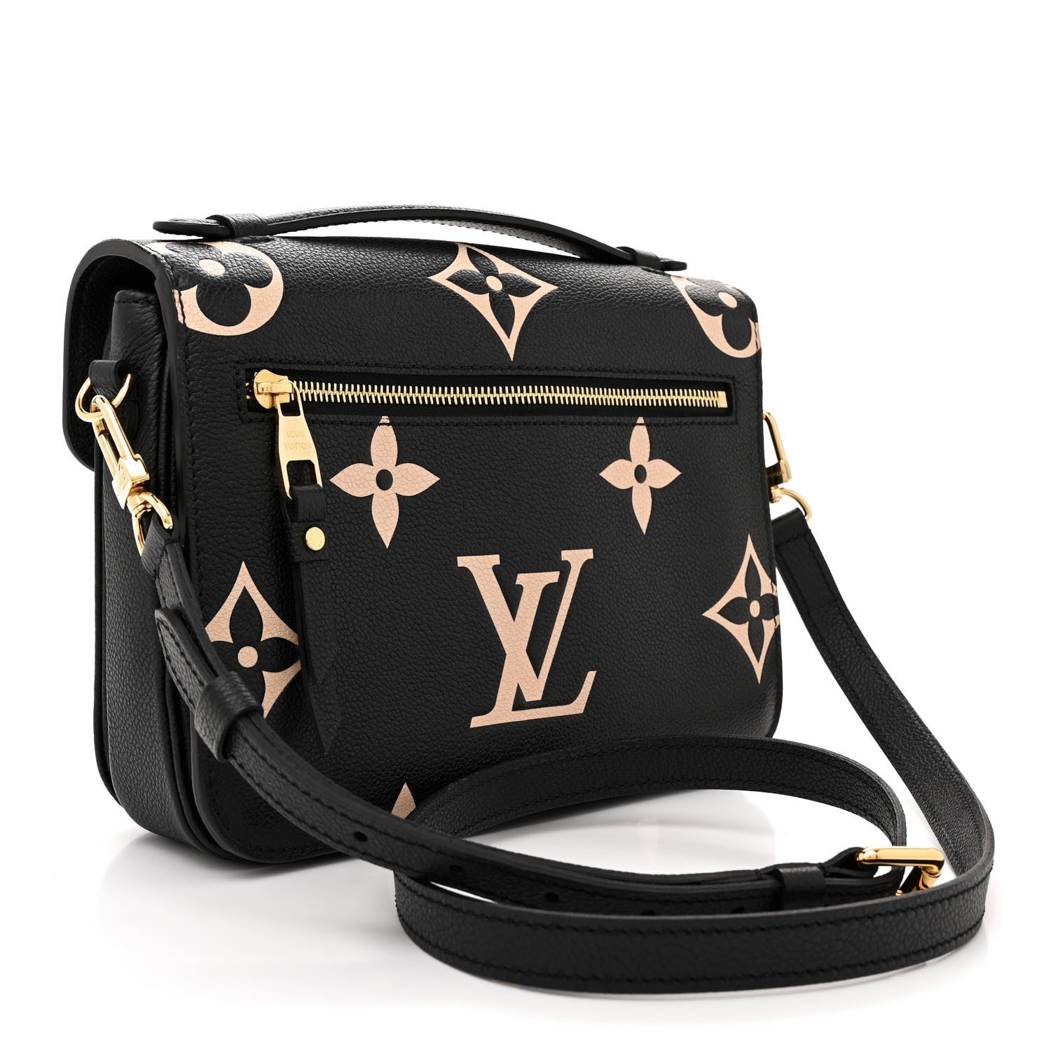 Louis Vuitton Empreinte Monogram Giant Pochette Metis Black Beige 3 of 12