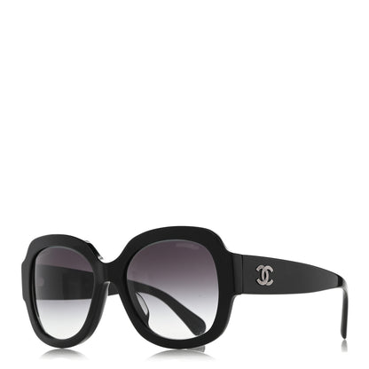 Chanel Acetate CC Sunglasses 5373 Black 1 of 9