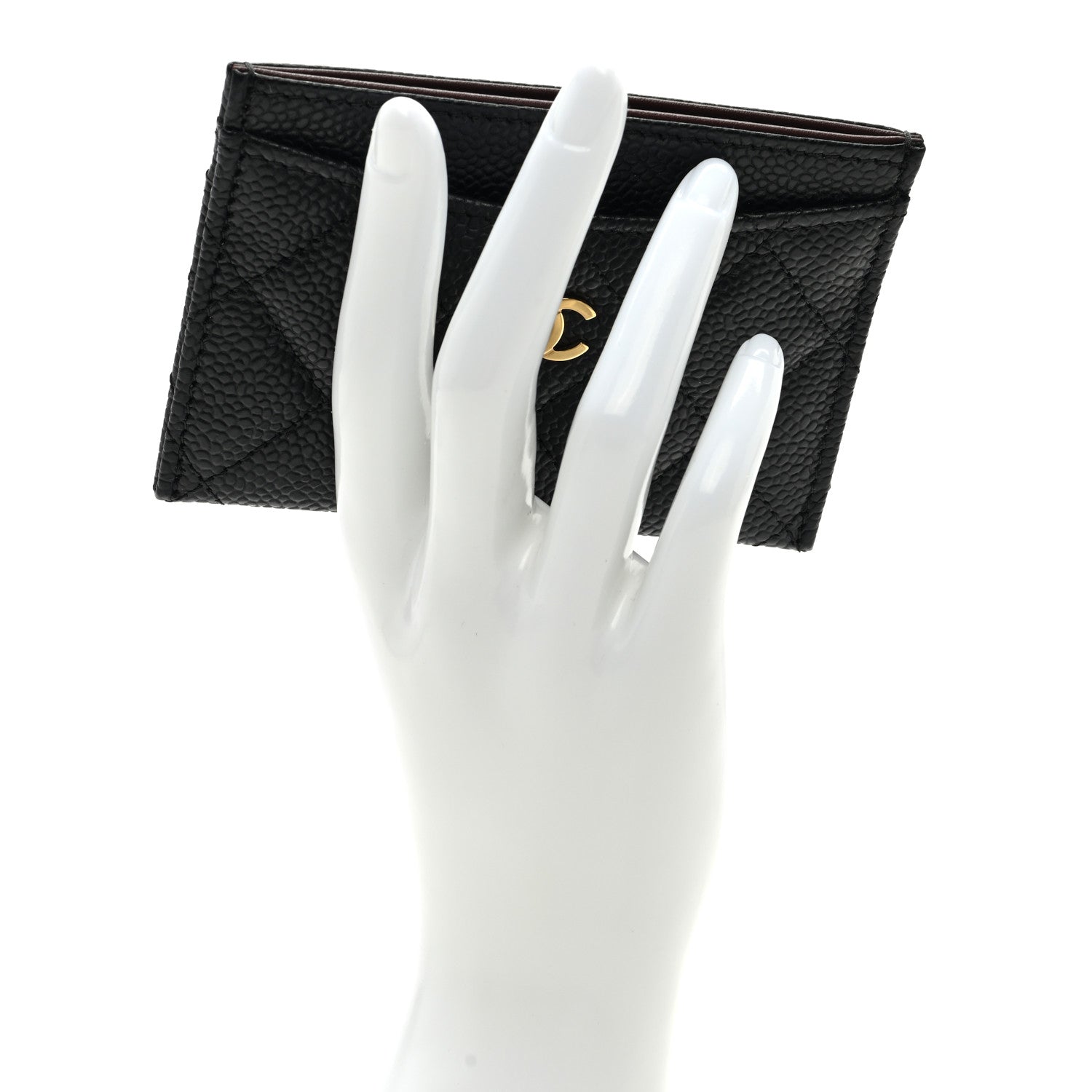 Chanel Caviar Quilted Card Holder Black 2 of 7