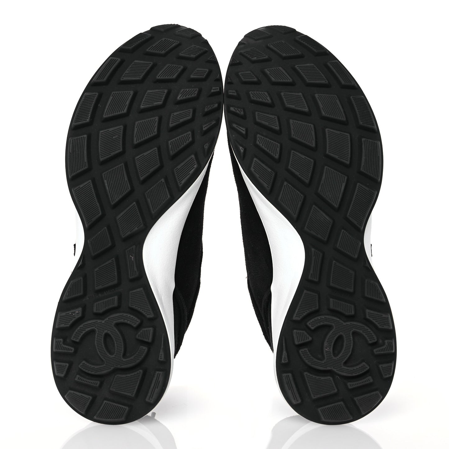 Suede Goatskin CC Sneakers 37 Black