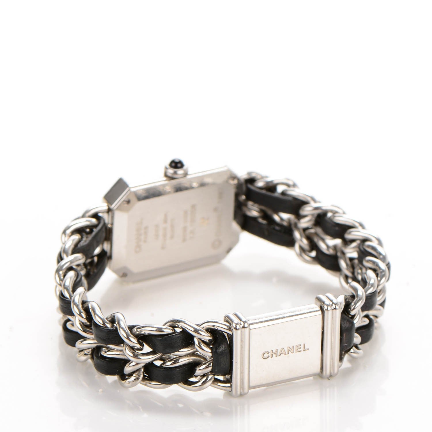 Chanel Stainless Steel Lambskin 20mm Chain Premiere Quartz Watch S 4 of 8