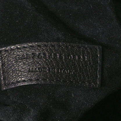 Saint Laurent Grained Deerskin Bea Tote Black 7 of 10