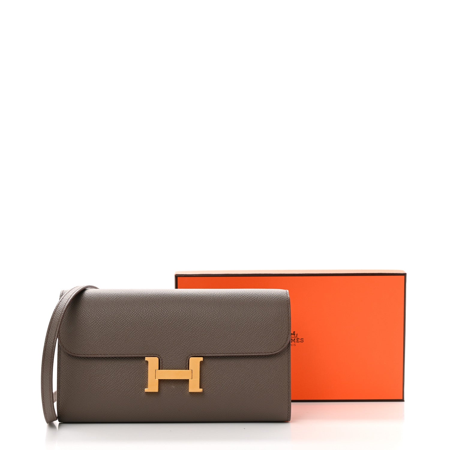 Hermes Epsom Constance Long To Go Wallet Gris Meyer 8 of 8