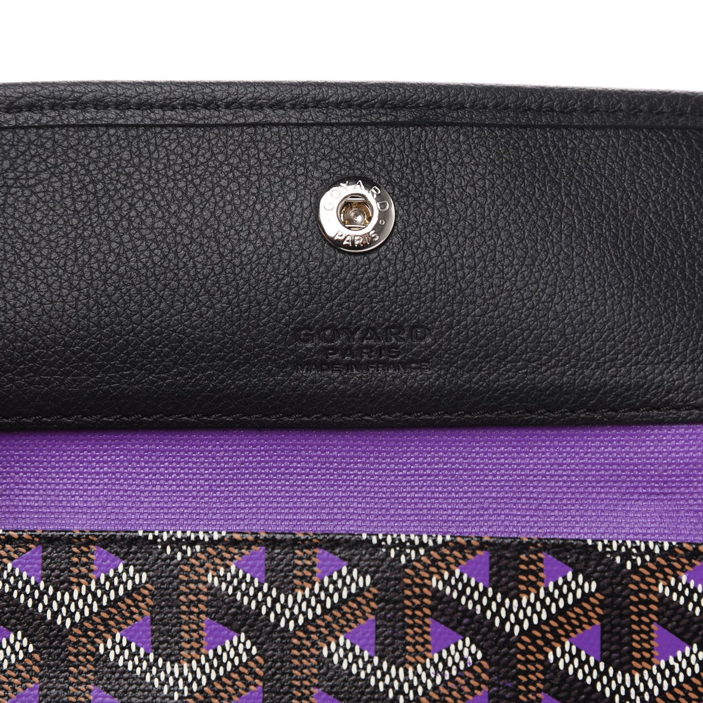 Goyardine Saint Louis Claire Voie GM Black Purple