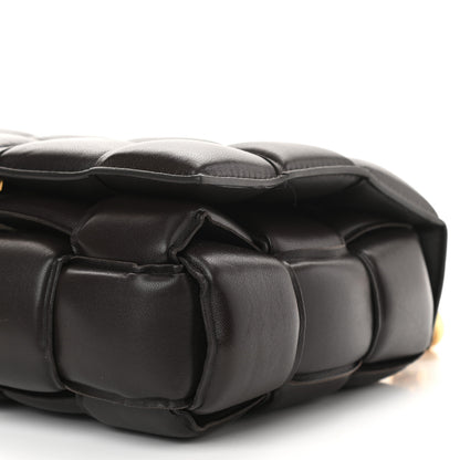 Bottega Veneta Lambskin Maxi Intreccio Padded Chain Cassette Crossbody Bag Black 10 of 10