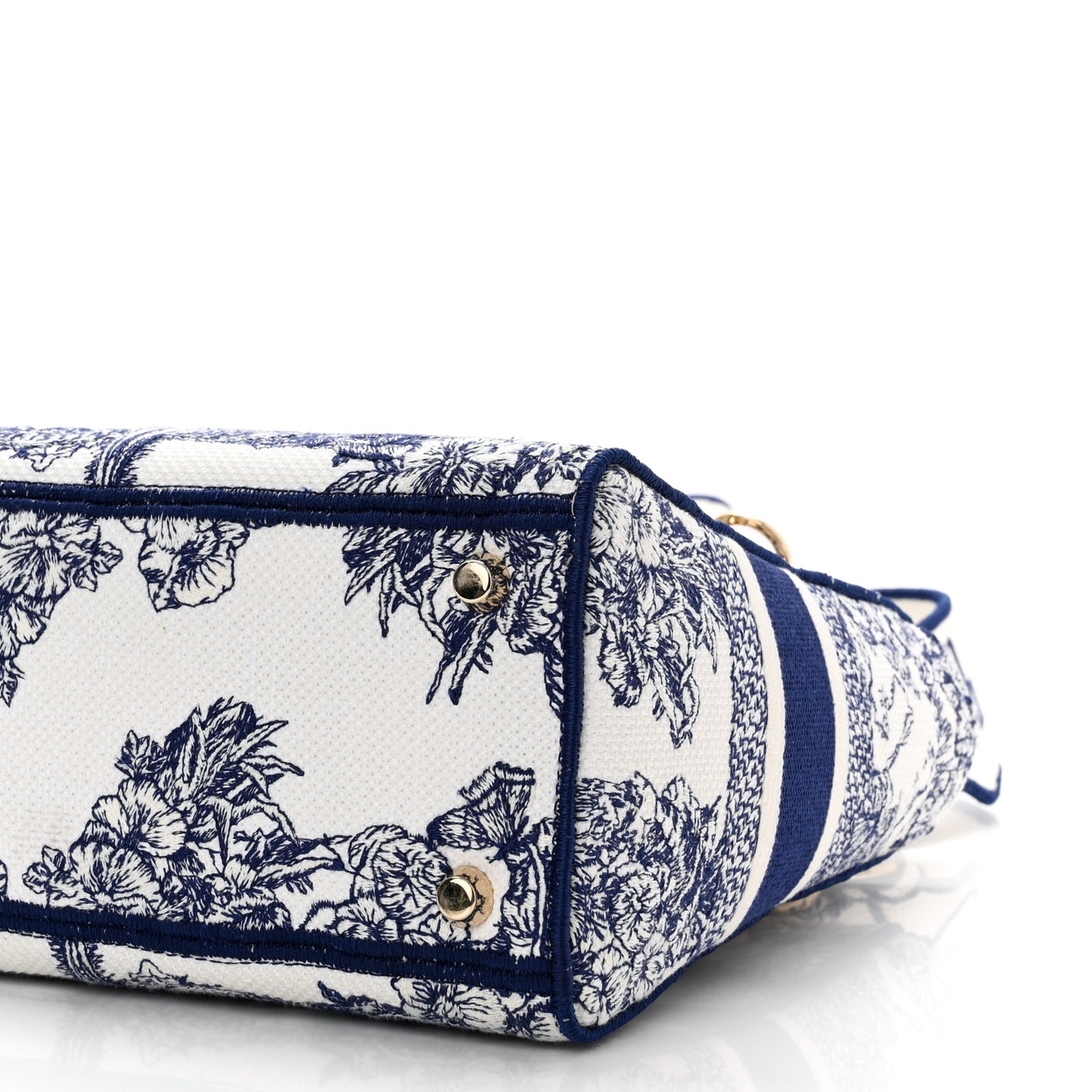 Canvas Reverse Embroidered Rêve d'Infini Medium Lady D-Lite Blue Multicolor