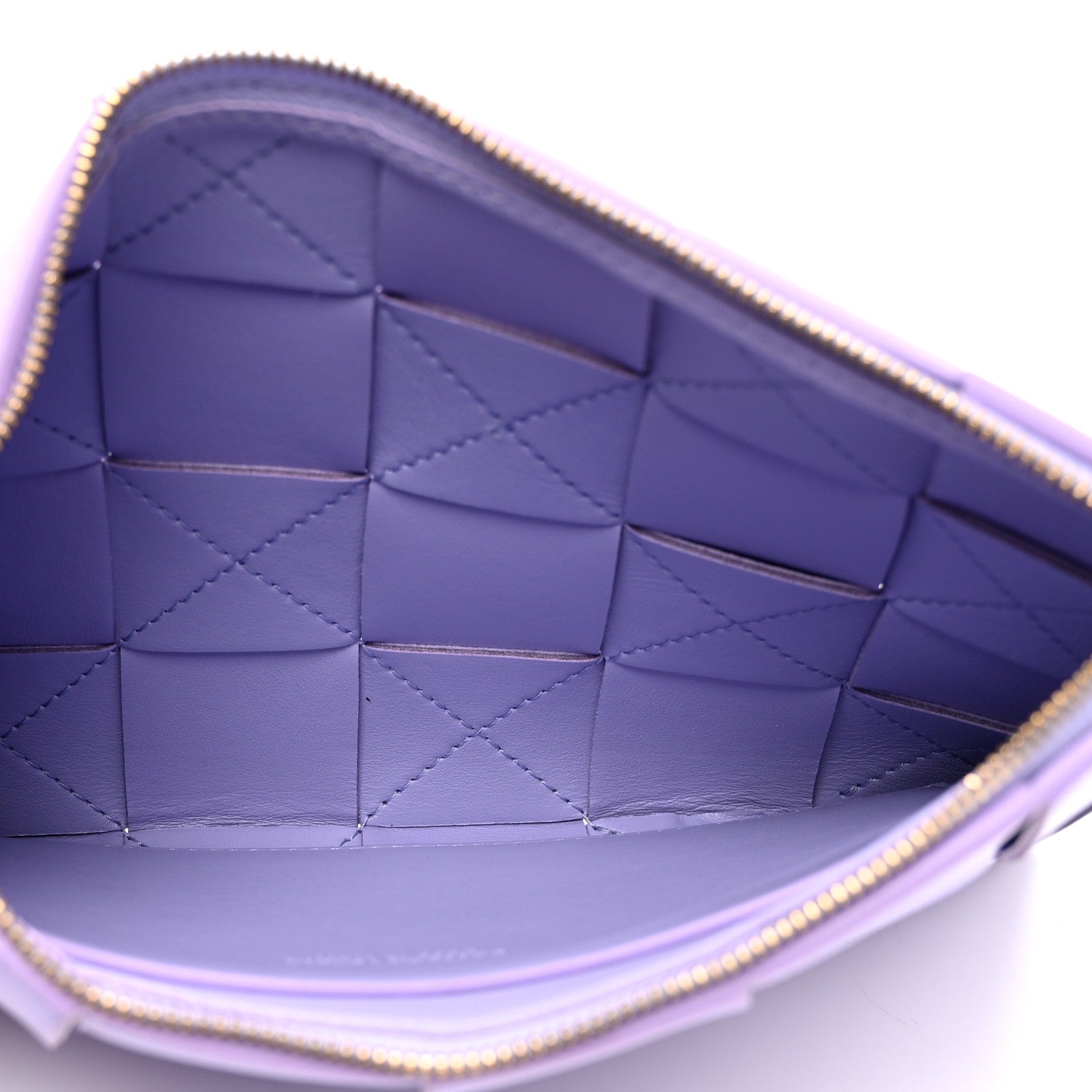 Bottega Veneta Nappa Maxi Intrecciato Small Cassette Flat Zip Pouch 4 of 5