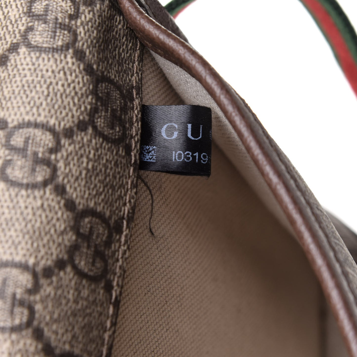 GG Supreme Monogram Neo Vintage Web Belt Bag Brown
