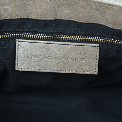 Balenciaga Agneau Giant 12 Rose Gold Hardware Neo Folk Messenger Gris Poivre 6 of 15