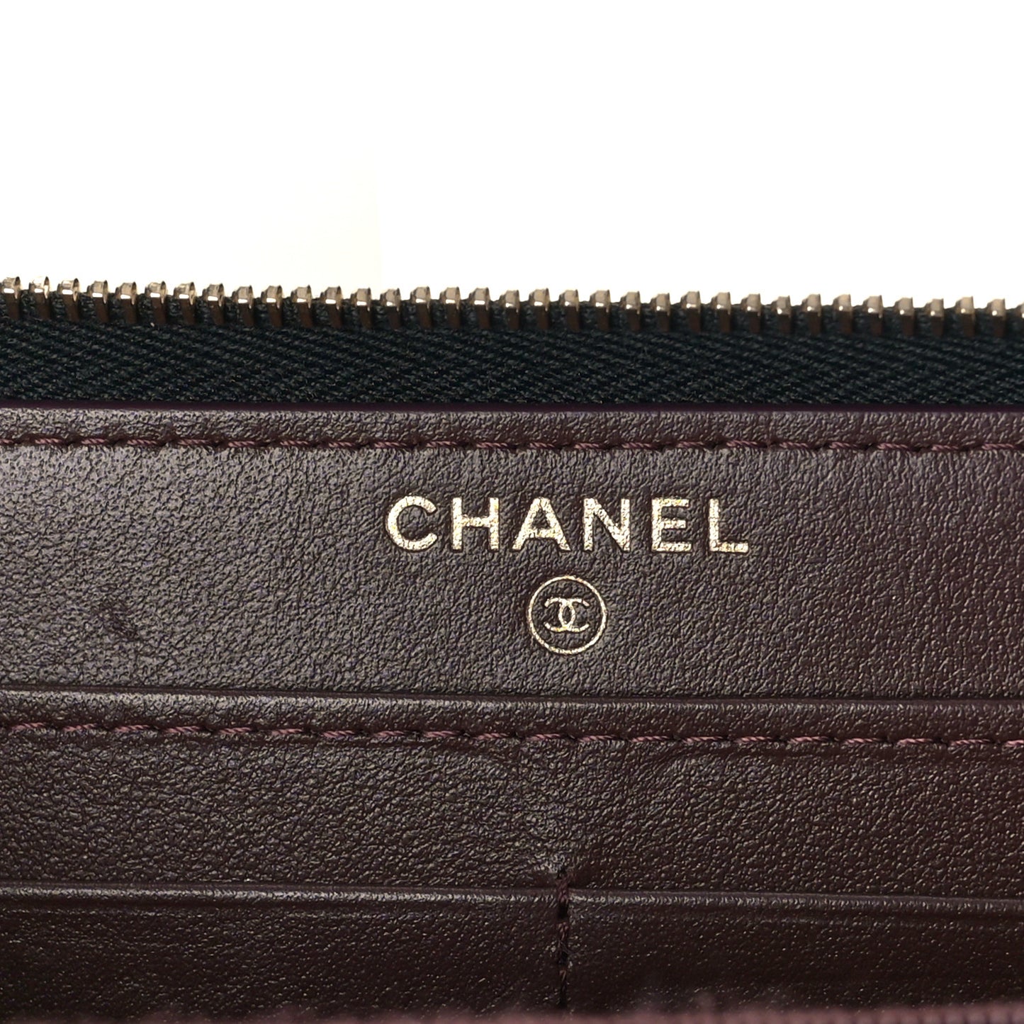 Caviar Quilted Large Gusset Zip Around Wallet Black