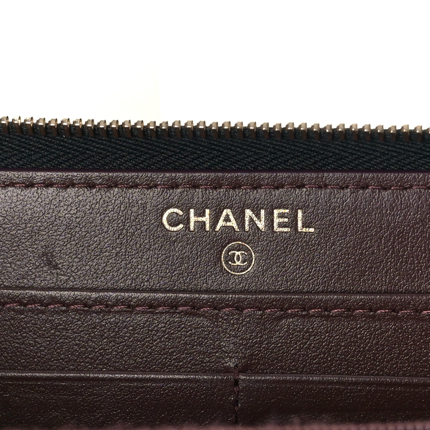 Chanel Caviar Quilted Large Gusset Zip Around Wallet Black 6 of 10