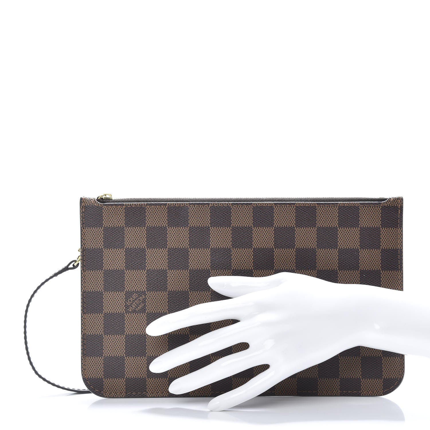 Louis Vuitton Damier Ebene Neverfull MM GM Pochette 2 of 9