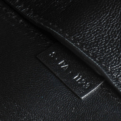 Celine Python Smooth Calfskin Medium Edge Shoulder Bag Black 8 of 9
