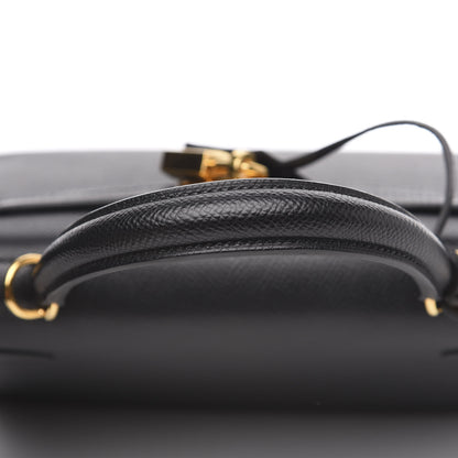 Hermes Epsom Kelly Sellier 25 Black 11 of 27