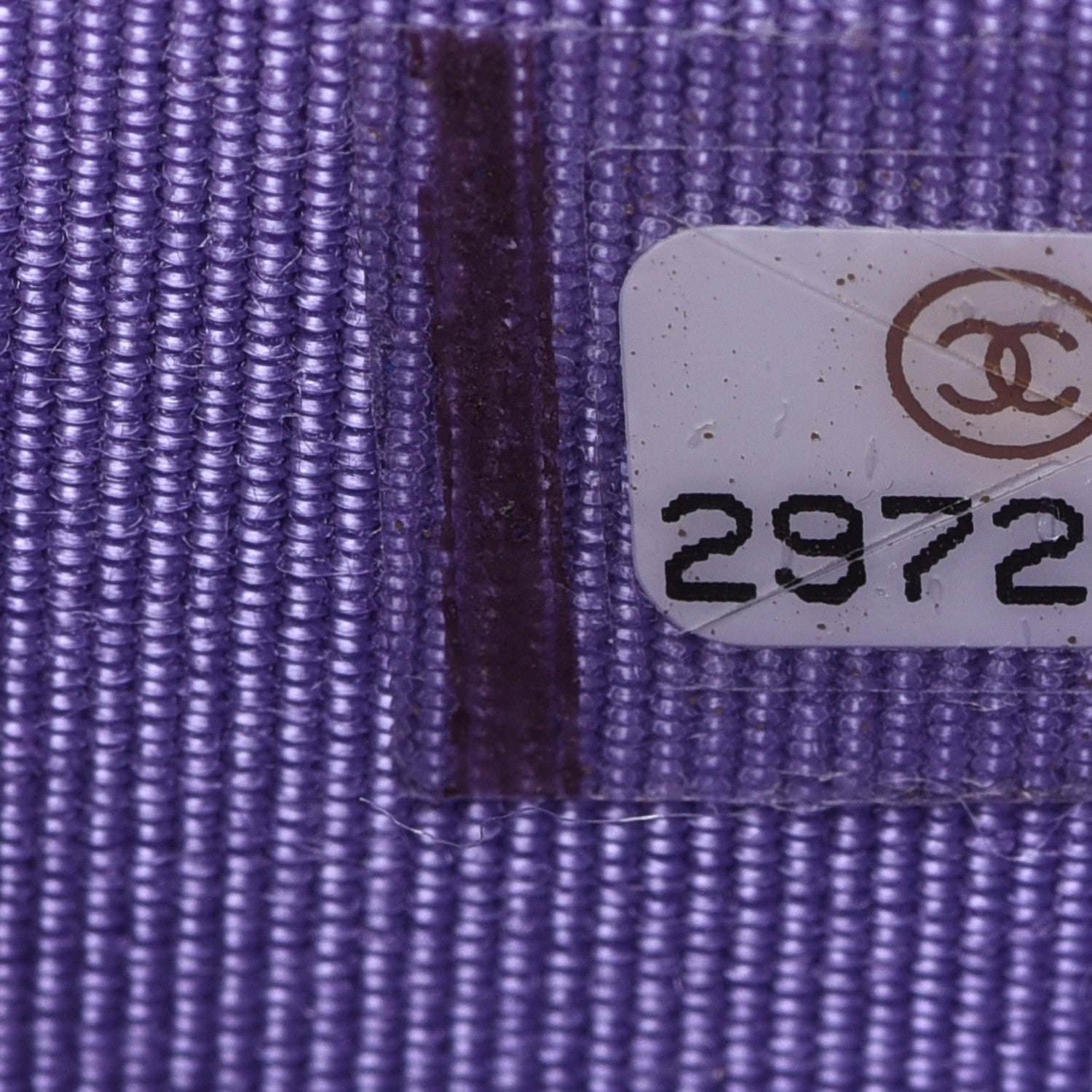 Chanel Caviar Quilted Flap Card Holder Wallet Purple 8 of 10