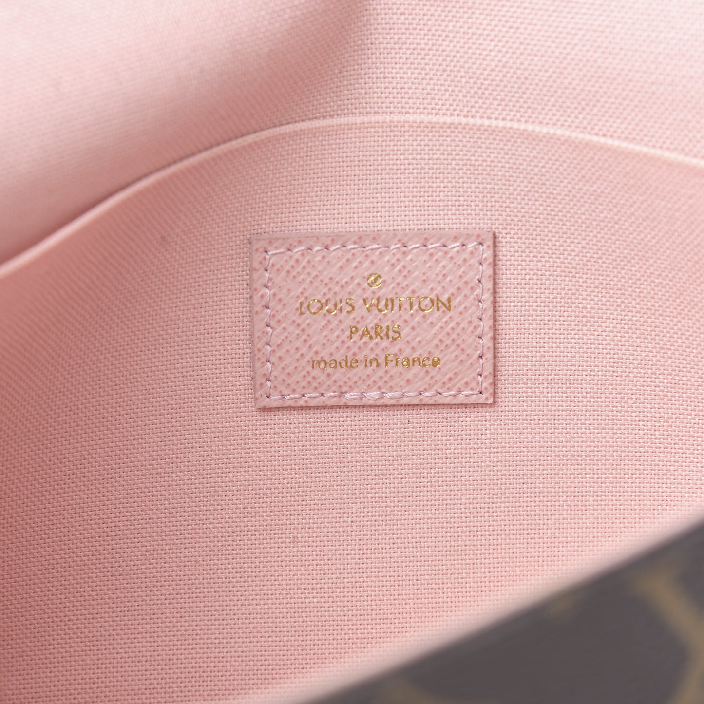 Monogram Valentine Dog Pochette Felicie Chain Wallet