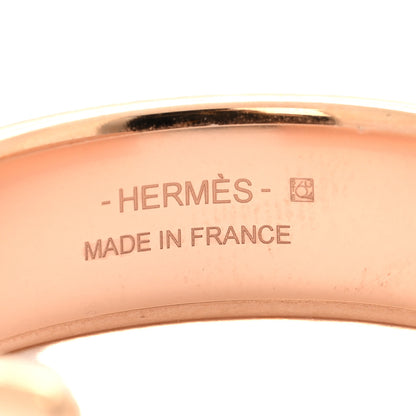 Hermes Box Calfskin Olympe Hoop Earrings Black 5 of 5