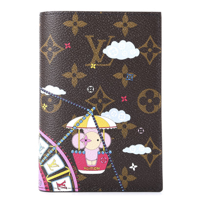 Louis Vuitton Monogram 2020 Christmas Animation Big Wheel Passport Cover Rose Ballerine 1 of 11