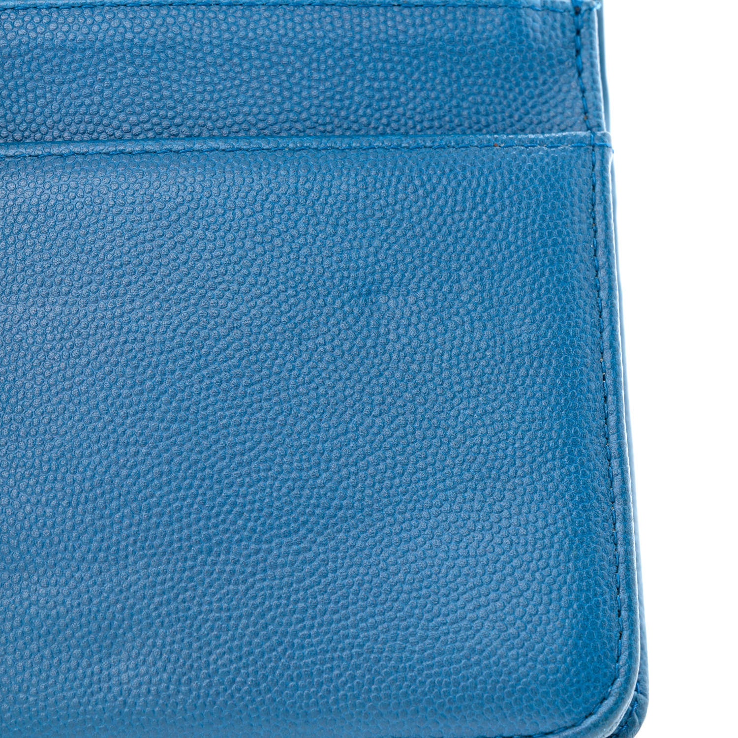 Chanel Caviar Sevruga Wallet on Chain WOC Blue 13 of 13