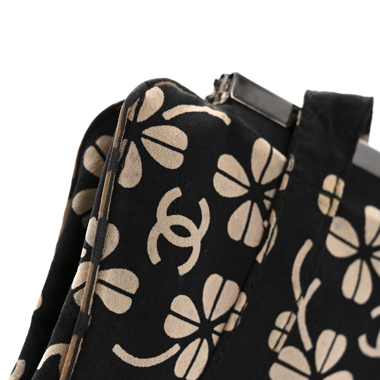 Canvas CC Clover Clutch Black