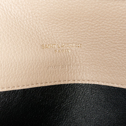 Saint Laurent Calfskin Tiny Monogram Cassandre Wallet Dark Beige 6 of 7