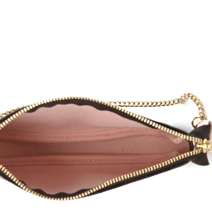Louis Vuitton Damier Ebene 2020 Christmas Animation Big Wheel Mini Pochette Accessories Rose Ballerine 4 of 4