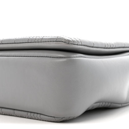 Burberry Lambskin Quilted Small Lola Bag Grey 9 of 13