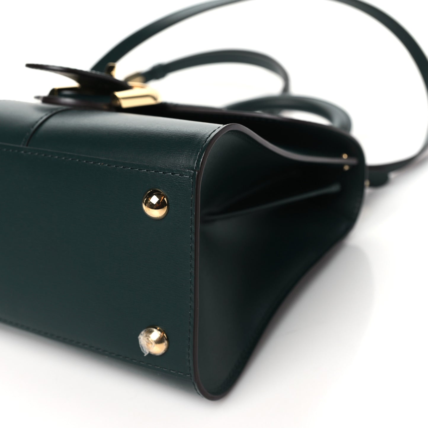 Box Calfskin PM Brillant Satchel Pine