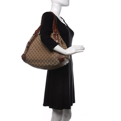 Gucci Monogram Medium Pelham Shoulder Bag Brown 2 of 17