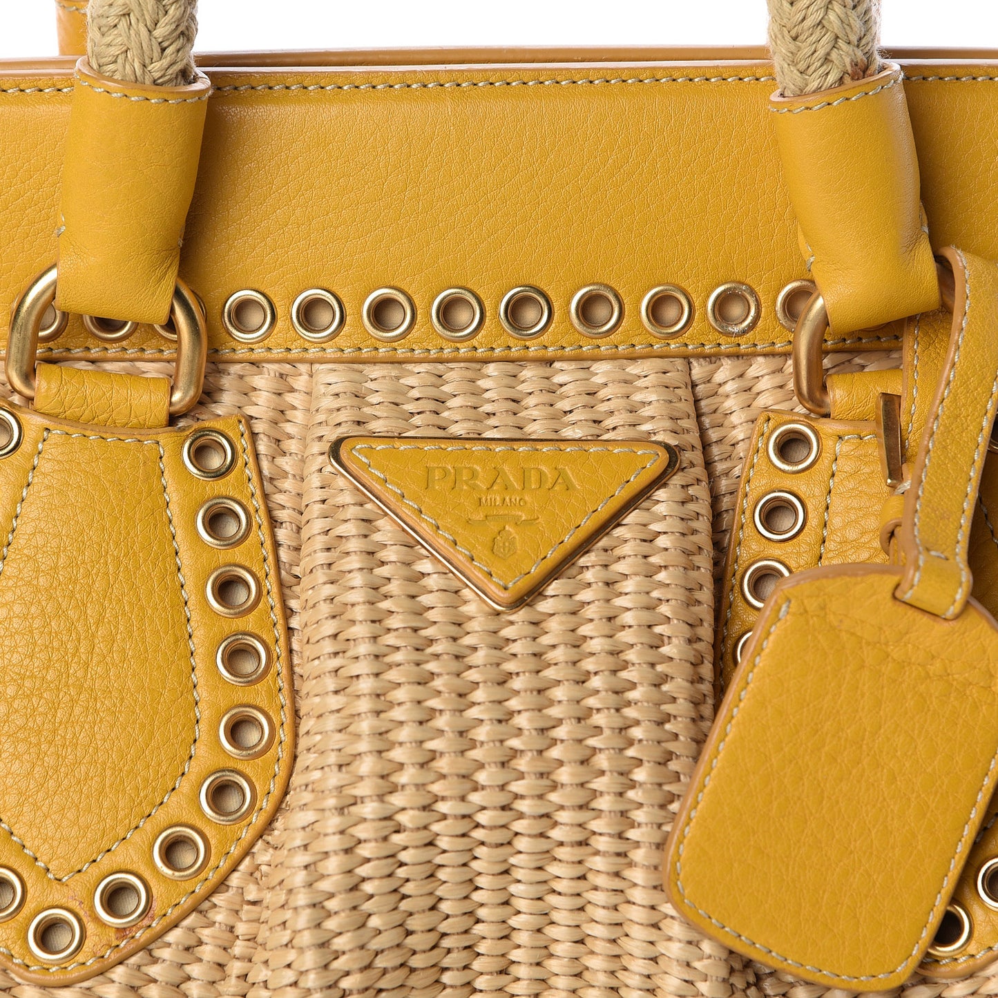 Paglia Vitello Frame Satchel Naturale Mimosa