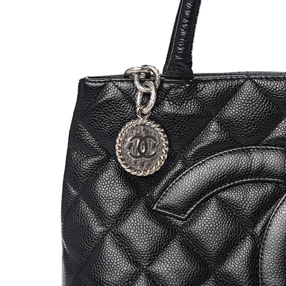 Chanel Caviar Quilted Medallion Tote Black 8 of 8