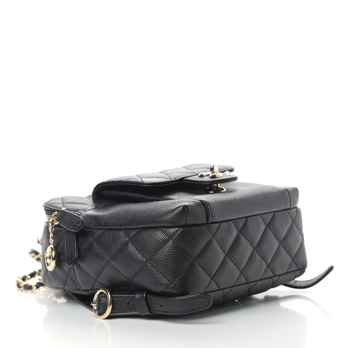 Caviar Quilted Small CC Day Backpack Black
